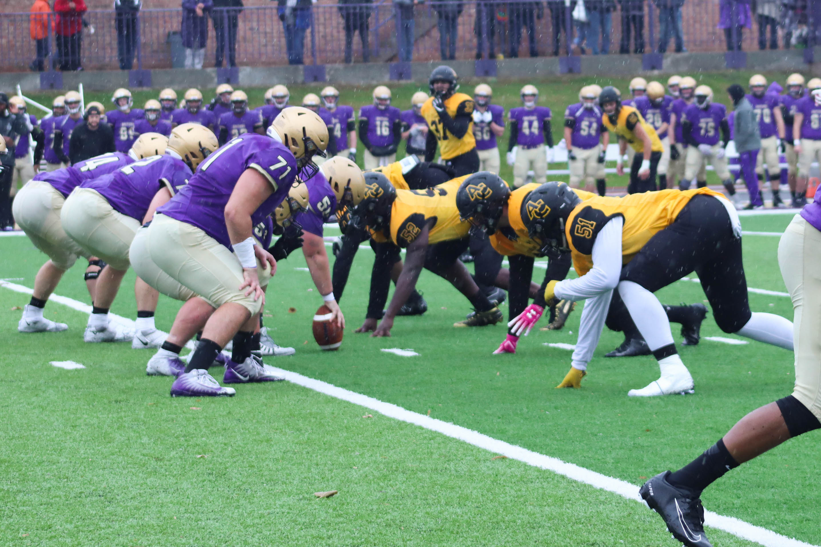 WATCH: Albion College Football Pours it on Adrian in the Rain, 69-24