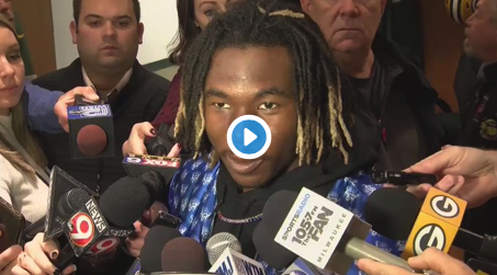 WATCH: Packers RB Jamaal Williams Getting Excited for ‘Frozen 2’ is Hilarious