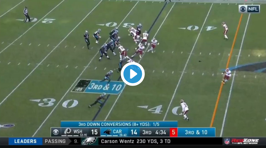 WATCH: Carolina Panthers’ Greg Olsen Knocked Out Cold After Helmet-To-Helmet Hit