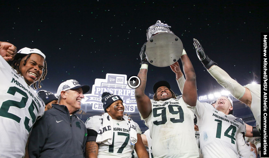 WATCH: MSU Defeats Wake Forest in New Era Pinstripe Bowl