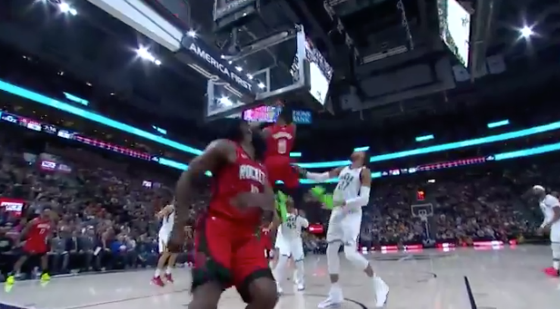 WATCH: Russell Westbrook Trash Talks Fan, Throws Down Alley-Oop Right After