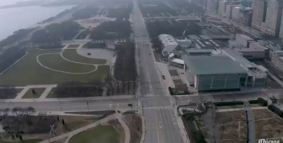 WATCH: Chicago, Illinois is Eerily Empty Amidst Pandemic