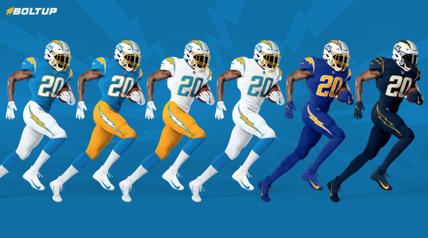 Los Angeles Chargers Release New Powder Blue Uniforms