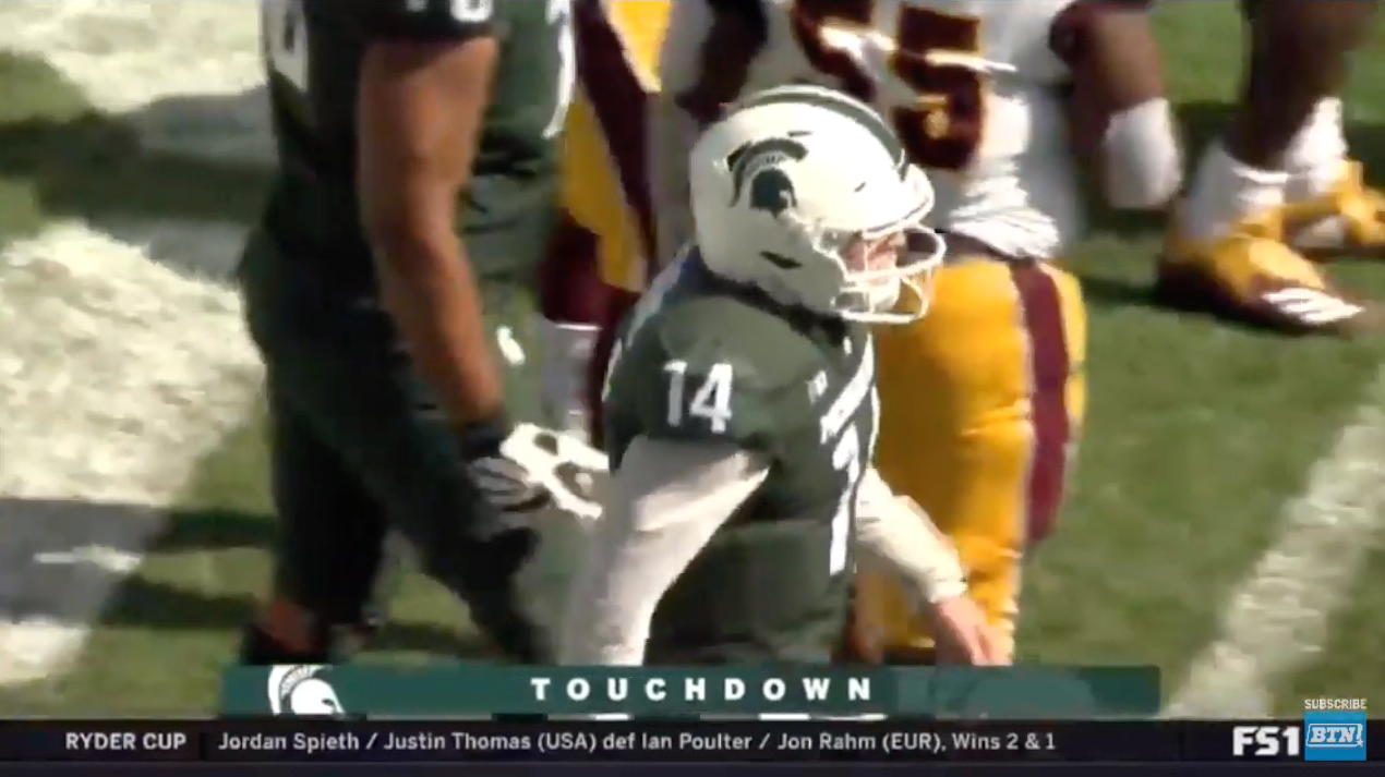 WATCH: New England Patriots Sign Michigan State QB Brian Lewerke