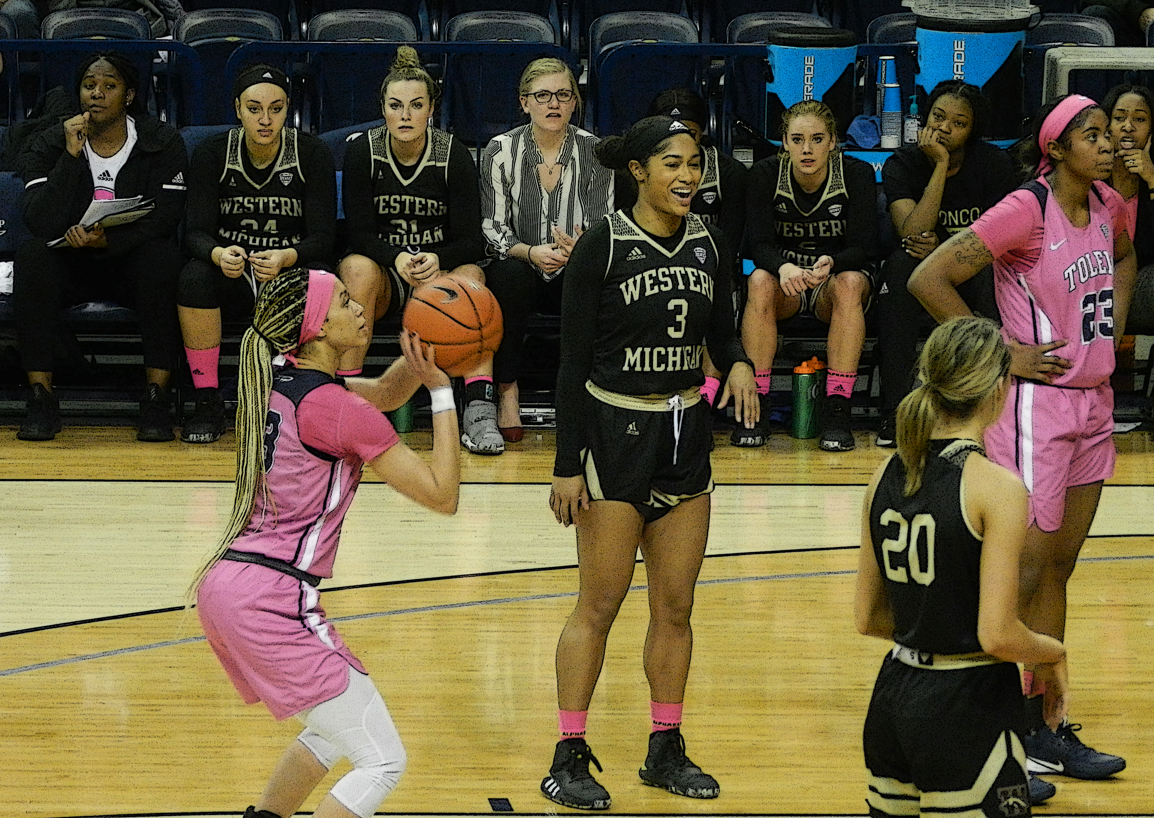 Rockets for the Cure: UT and WMU Women’s Basketball