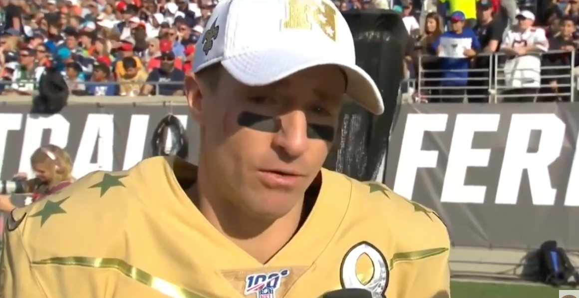 Drew Brees Issues Apology For Comments About National Anthem