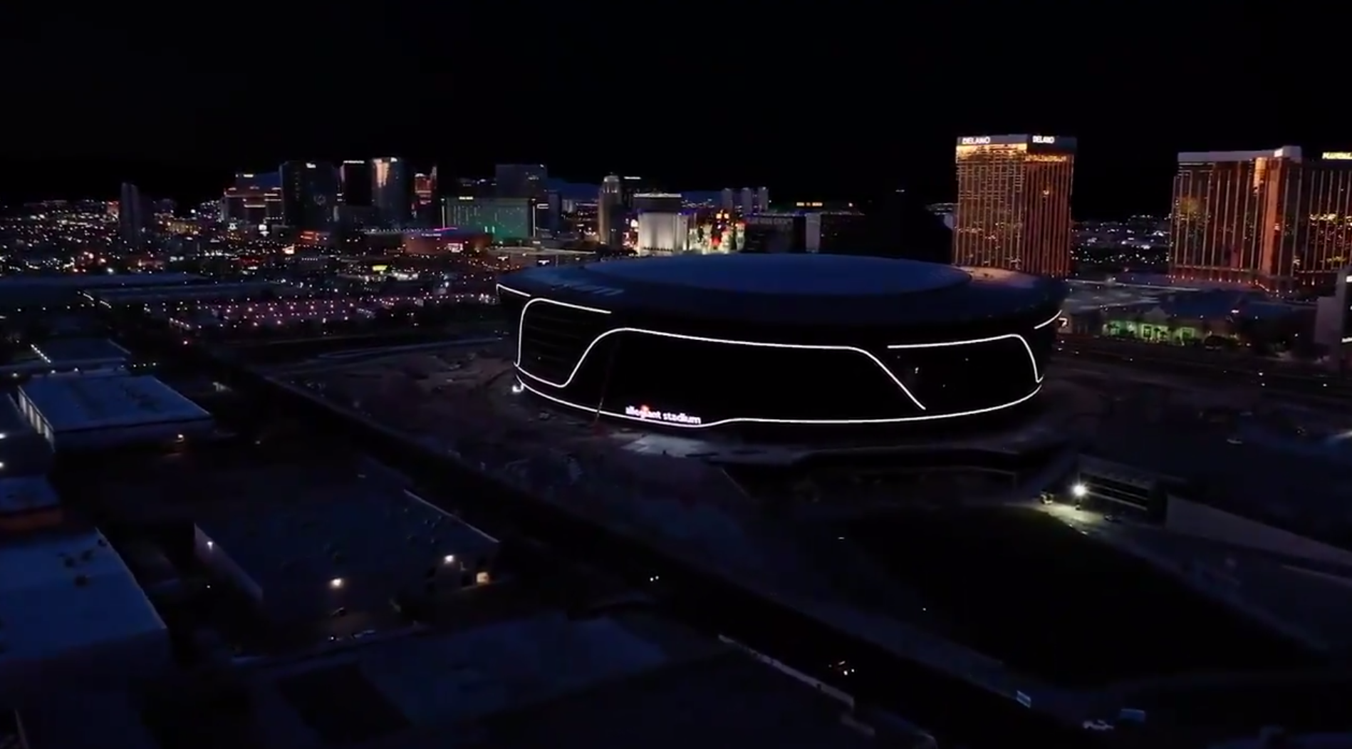 WATCH: Las Vegas Raiders Open Stadium Revealing Al Davis Memorial Torch