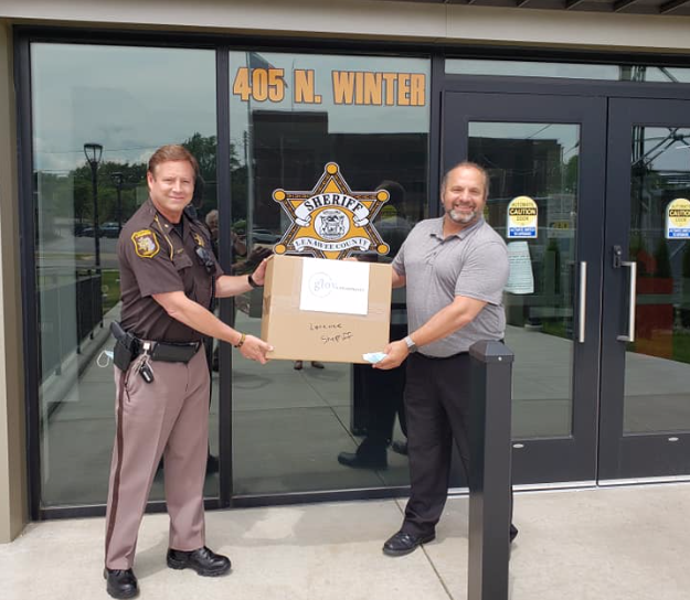 Glov Enterprises Donates Masks to Lenawee Co. Sheriff