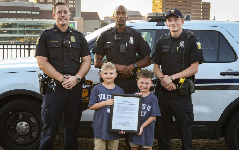Toledo Police Department Shares “Exceptional Performance” Won by Officer Dia