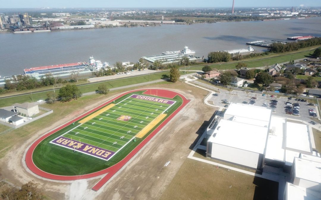 Edna Karr Gets a Major Upgrade with High-Performance AstroTurf Field and Rekortan Track