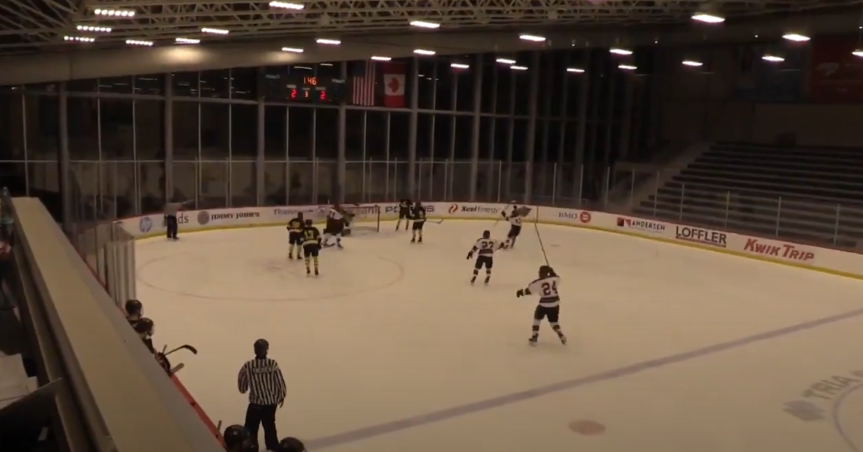 WATCH: Hamline Pipers’ Joe Collins Scores Game Winner