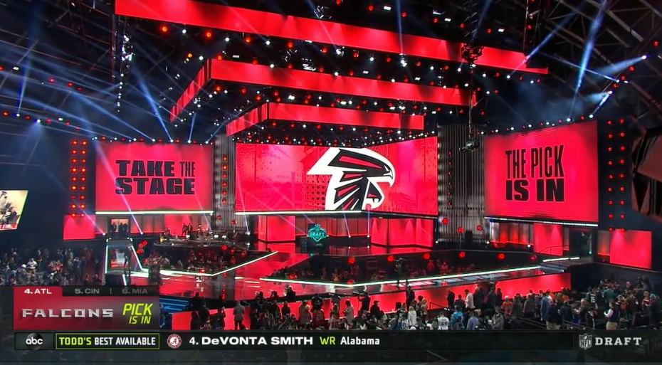 WATCH: The Atlanta Falcons Select Kyle Pitts No. 4 Overall in 2021 NFL Draft