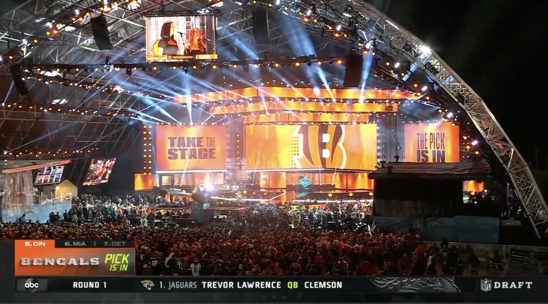 WATCH: The Cincinnati Bengals Select Ja’Marr Chase No. 5 Overall in 2021 NFL Draft