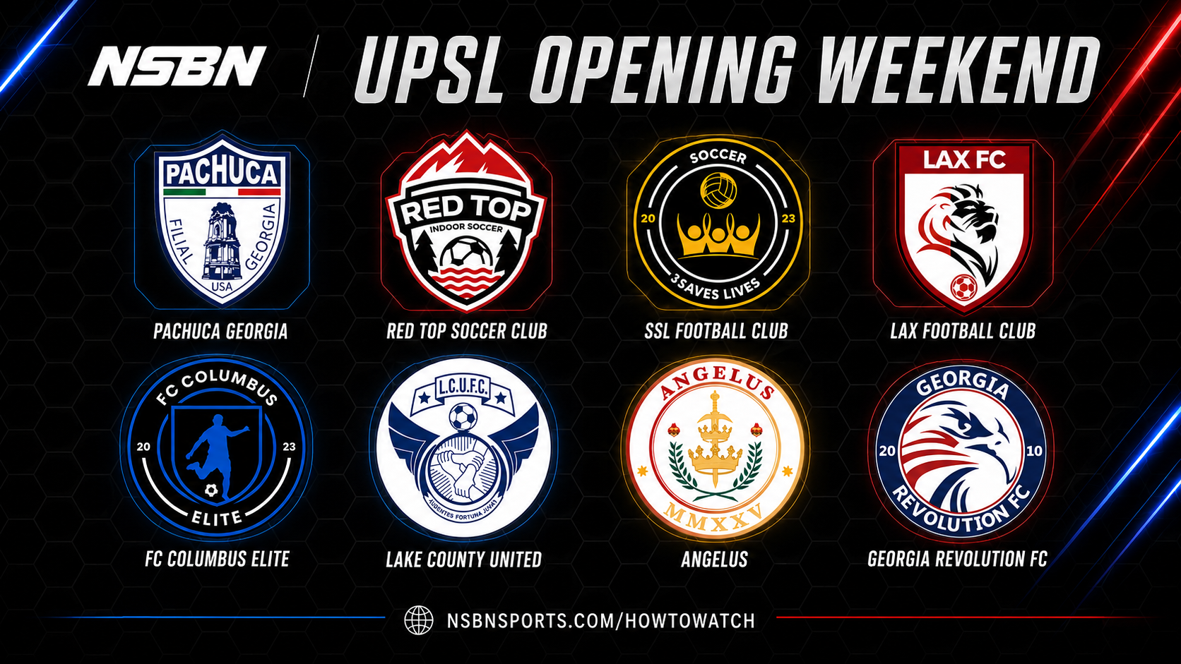 NSBN Expands Free United Premier Soccer League Coverage on Opening Weekend